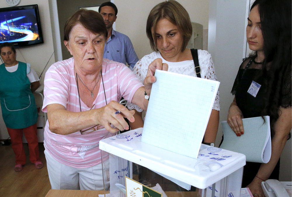 Выборы в Абхазии, 25 августа 2019 г. Фото: Valery Matytsin / TASS / Scanpix / Leta