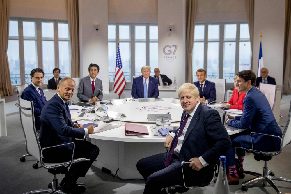 Саммит G7 в Биарицце. Фото: Andrew Harnik / POOL / AFP / TASS / Scanpix / Leta