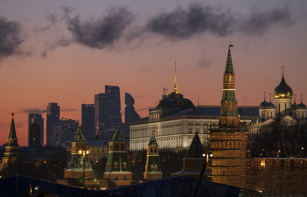 Кремль и центр Москвы. Фото: Maksim Blinov / TASS / Scanpix / Leta