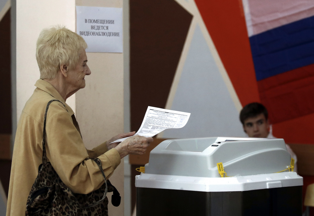 Единый день голосования в Москве, 8 сентября 2019 г. Фото: Artyom Geodakyan / TASS / Scanpix / Leta