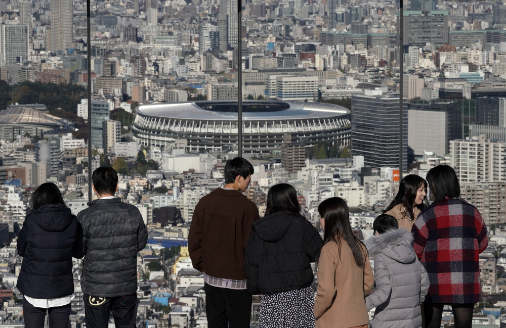 Вид на Олимпийский стадион в Токио. Фото: KIMIMASA MAYAMA / TASS / Scanpix / Leta