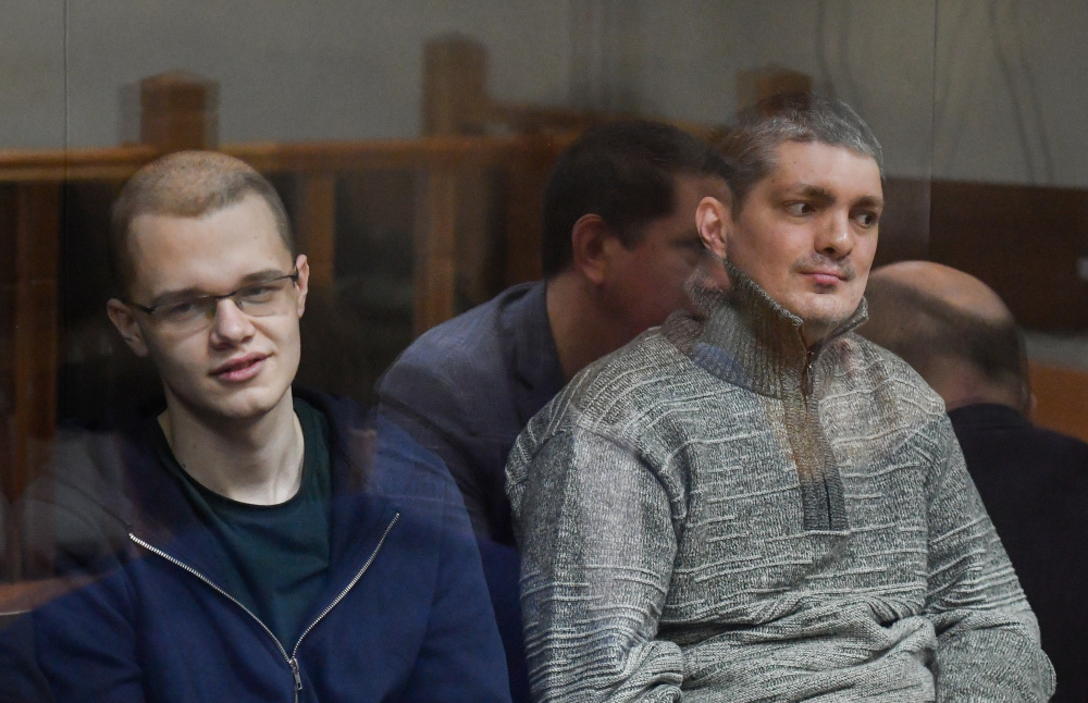 Вячеслав Крюков (слева) и Петр Карамзин. Фото: Alexey Kudenko / TASS / Scanpix / Leta