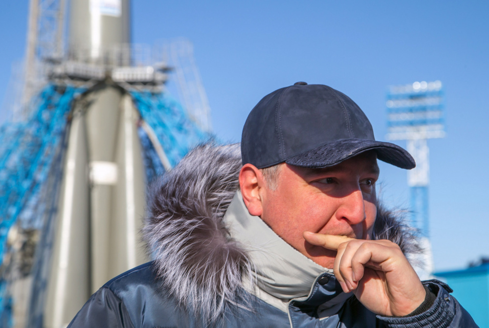 Дмитрий Рогозин на космодроме "Восточный". Фото Marina Lystseva/TASS/Scanpix/Leta