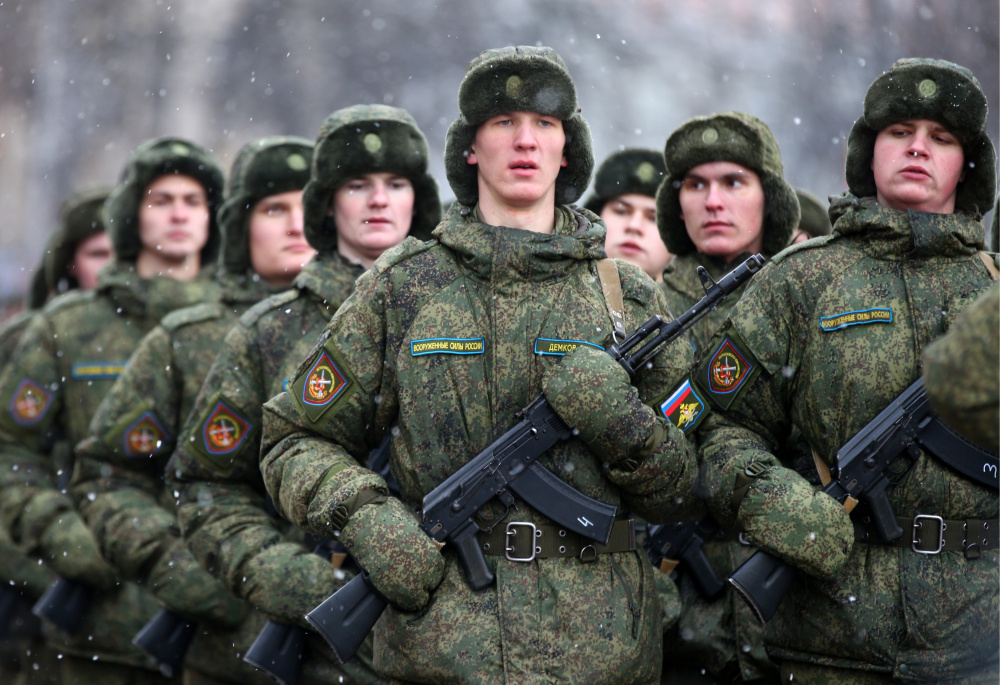 Служащие российской армии. Фото: Peter Kovalev / TASS / Scanpix / Leta