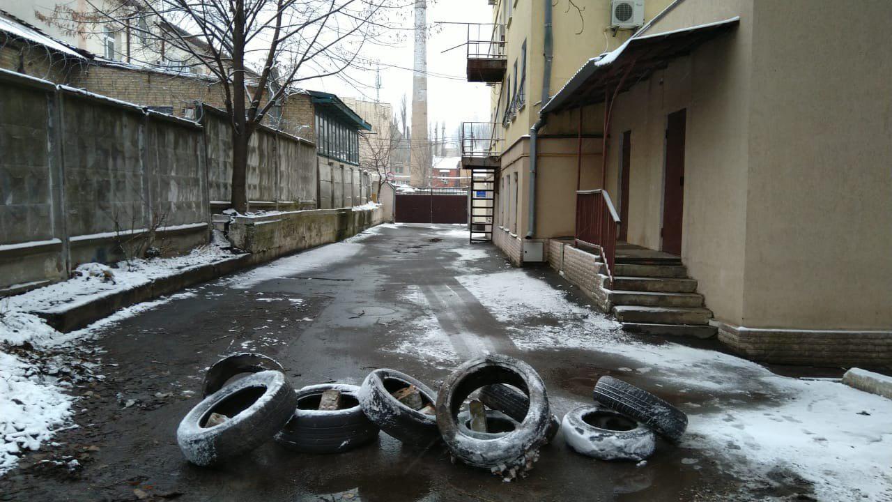 Баррикады в Лукьяновском СИЗО. Фото: соцсети