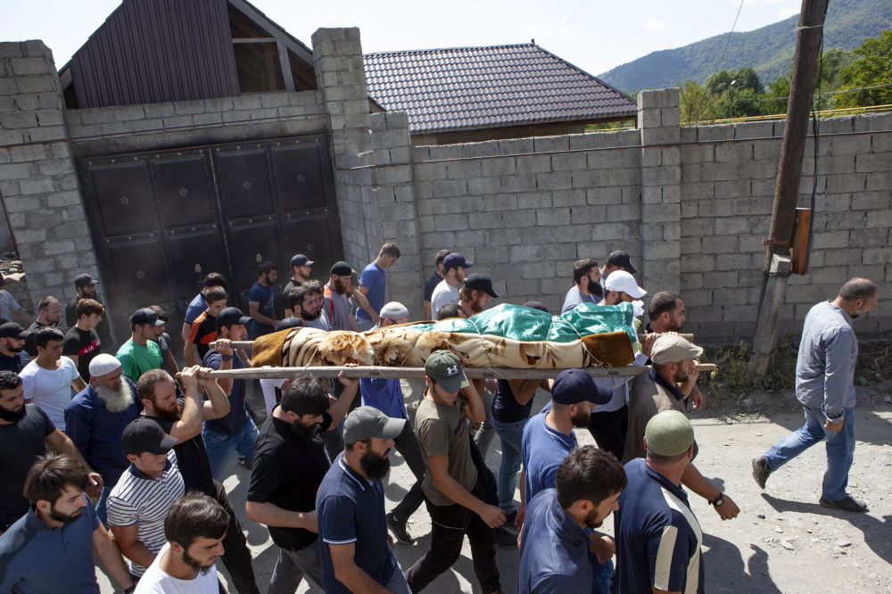 Похороны Зелимхана Хангошвили в Грузии. Фото: Zurab Tsertsvadze / TASS / Scanpix / Leta