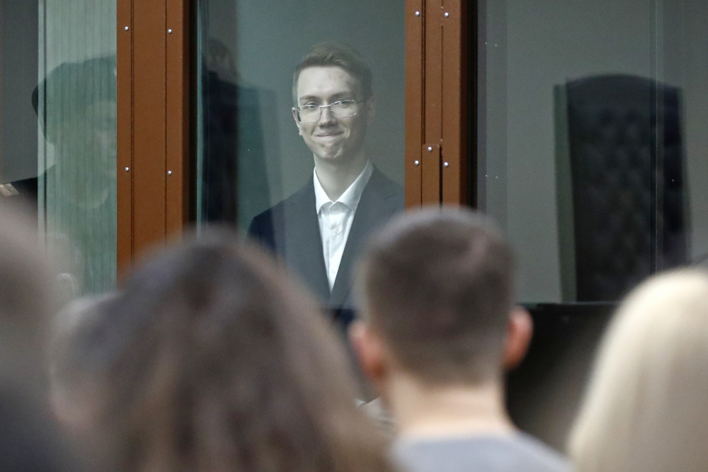  Андрей Баршай во время суда. Фото Artyom Geodakyan/TASS/Scanpix/LETA