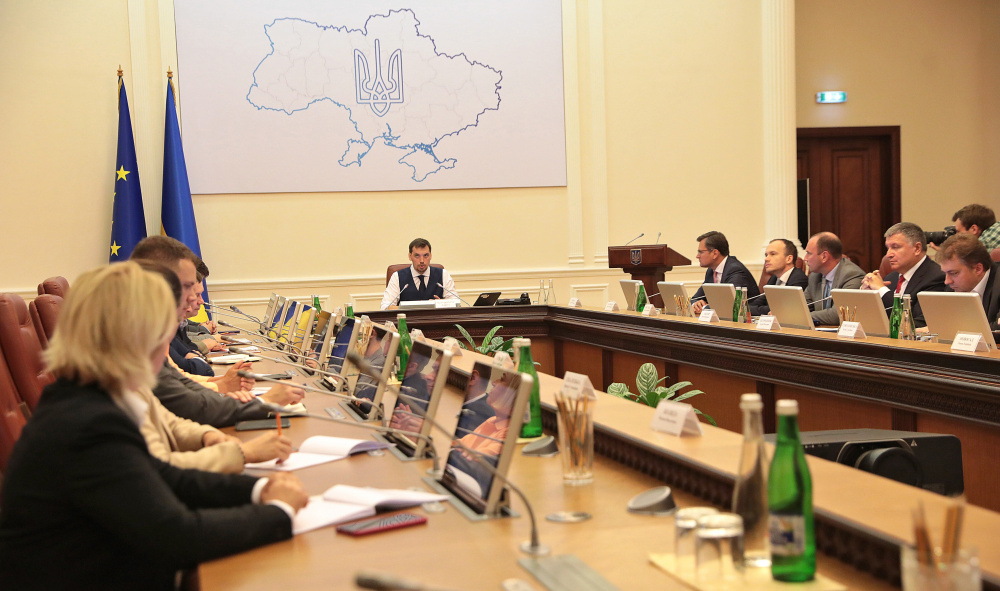 Первое заседание украинского правительства правительства Алексея Гончарука, сентябрь 2019 года. ФотоHennadii Minchenko/Ukrinform via ZUMA Wire/Scanpix/LETA
