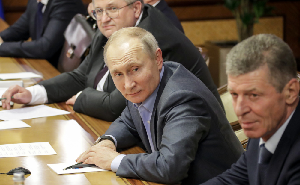 Владимир Путин и Дмитрий Козак. Фото Mikhail Metzel/TASS/Scanpix/LETA