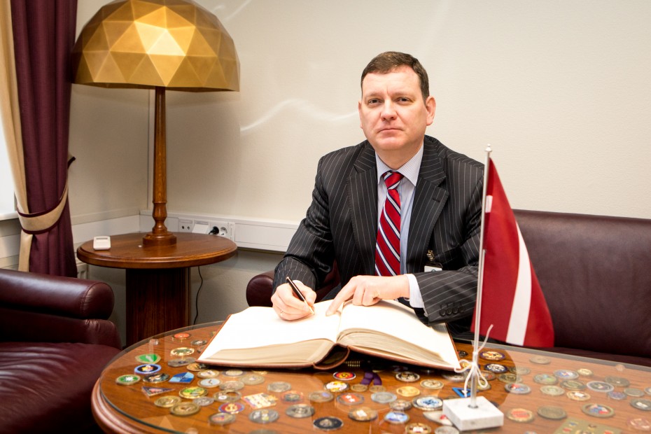 Чрезвычайный и Полномочный посол Латвии в Украине Юрис Пойканс. Фото baltdefcol.org