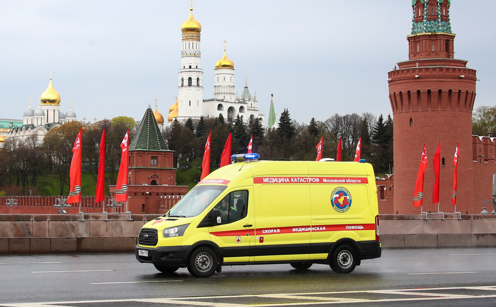 Центр Москвы во время эпидемии коронавируса. Фото Valery Sharifulin/TASS/Scanpix/LETA