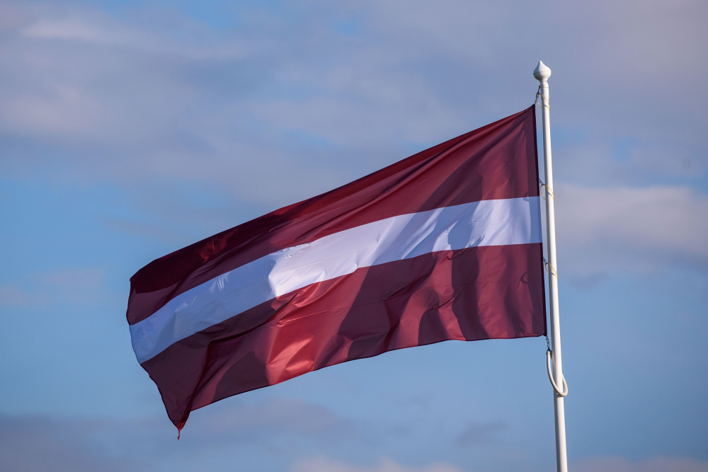 Флаг Латвии. Фото Gints Ivuskans / AFP/ Scanpix/Leta