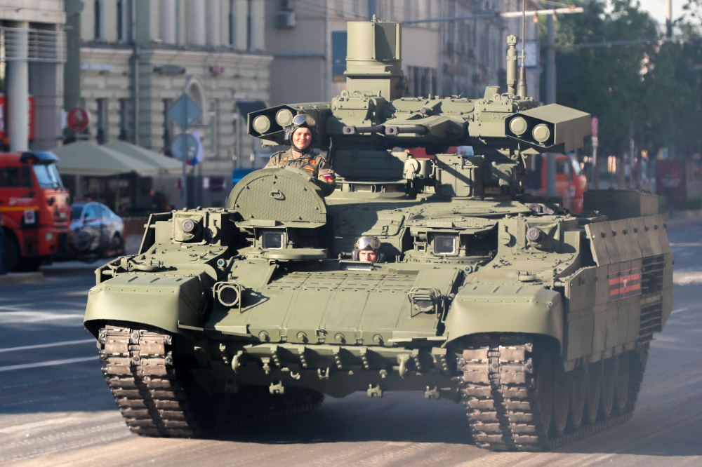 Российская боевая машина поддержки танков «Терминатор» на параде Победы 24 июня 2020 года. Фото Vladimir Gerdo/TASS/Scanpix/Leta