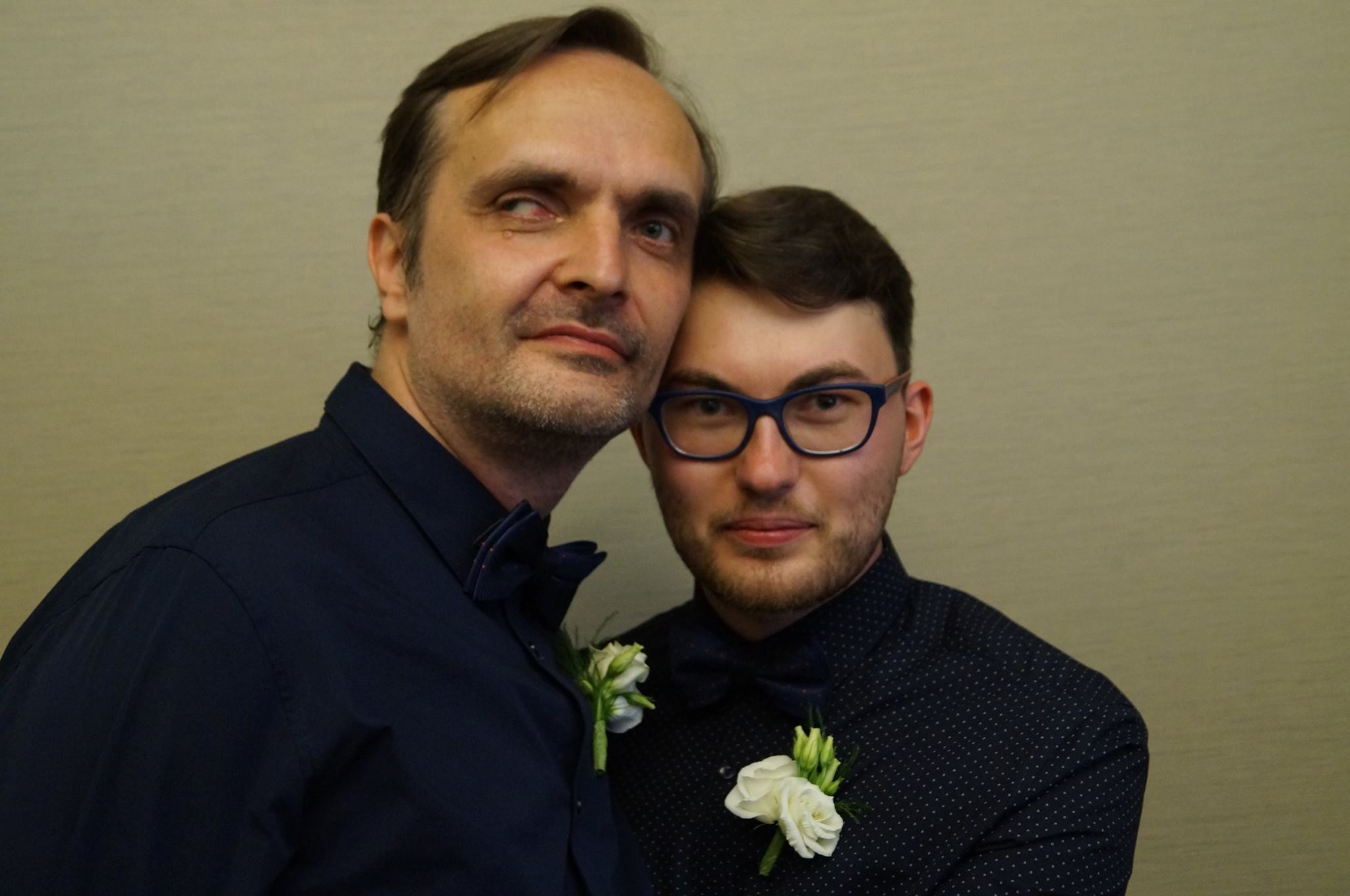 ЛГБТ-активист Игорь Кочетков и его супруг Кирилл Федоров. Фото igorvkochetkov/fb.com