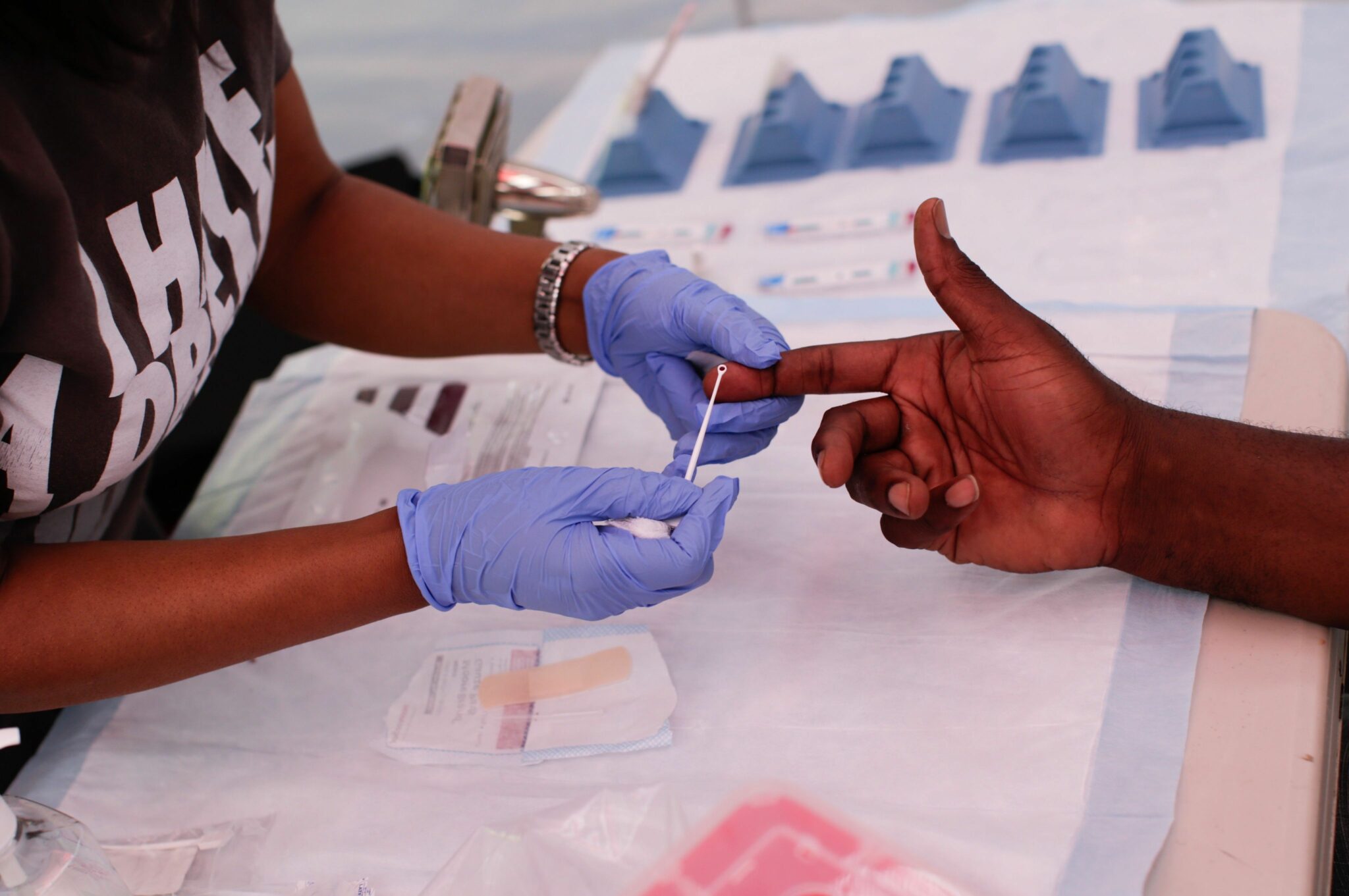 Тестирование на наличие ВИЧ. Фото Kena Betancur / AFP/ Scanpix/Leta
