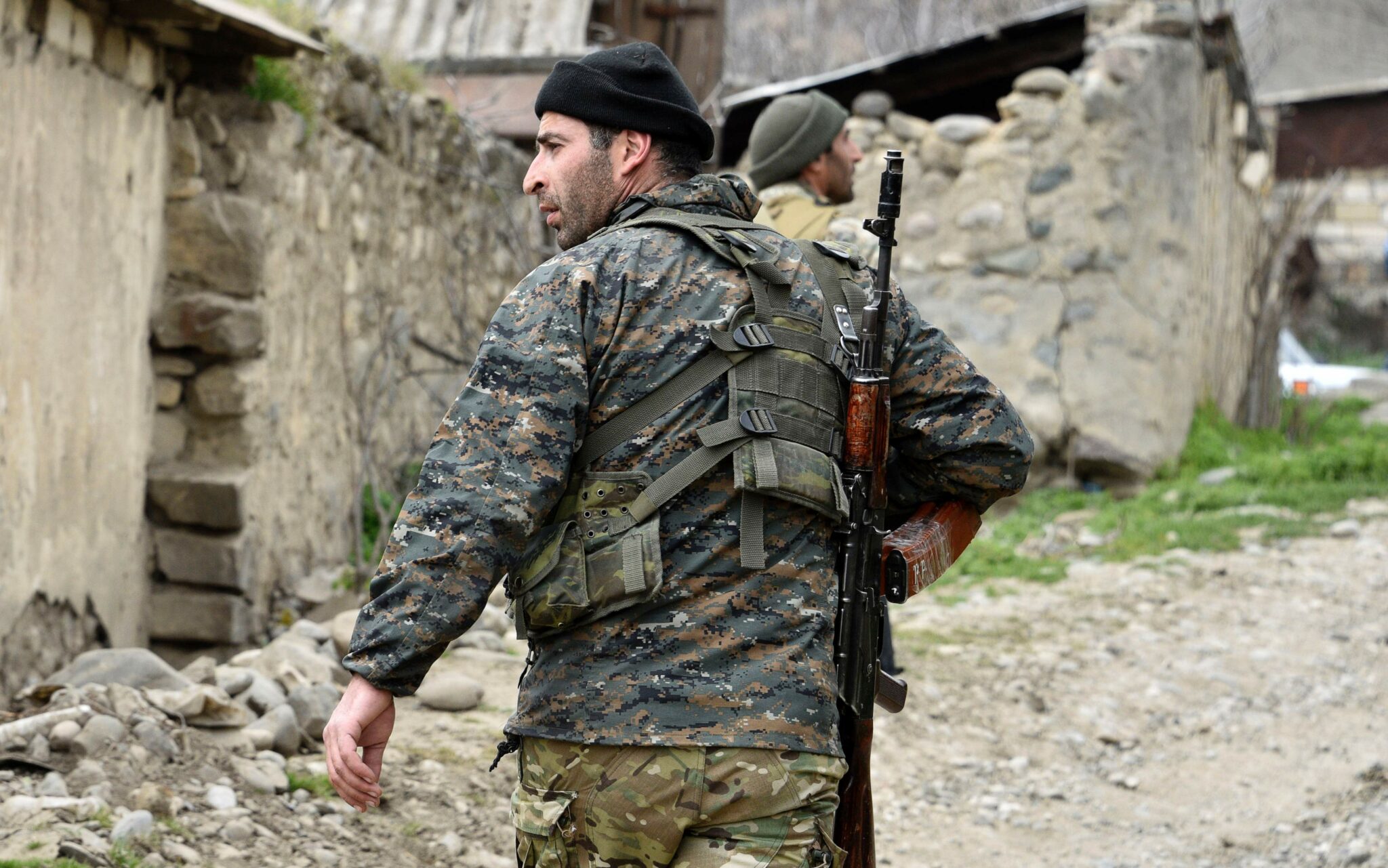 Патруль в зоне Нагорного Карабаха. Фото KAREN MINASYAN/ AFP/ Scanpix/Leta