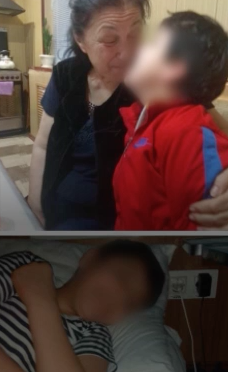 Скриншот видео с 11-летним Айдамиром. Видео Telegram-канал Mash