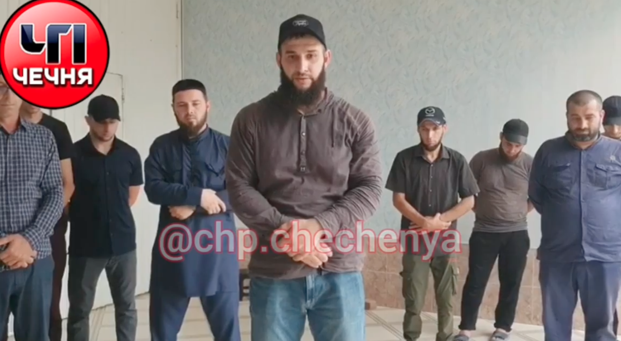 Скриншот видео с признанием. Видео Instagram chp.chechenya