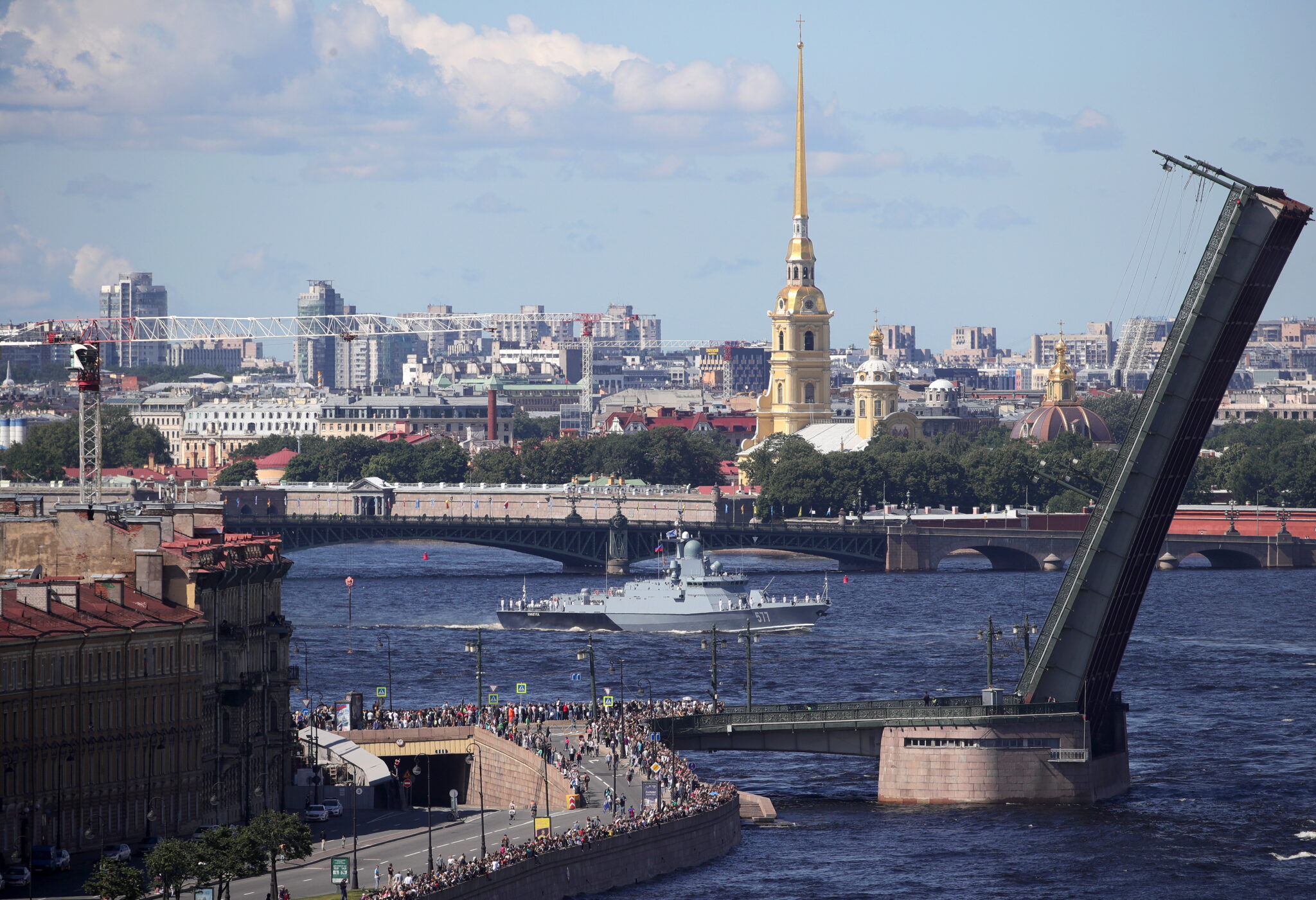 Парад ВМФ-2020 в Санкт-Петербурге. Фото  Sergei Bobylev/TASS/Scanpix/Leta