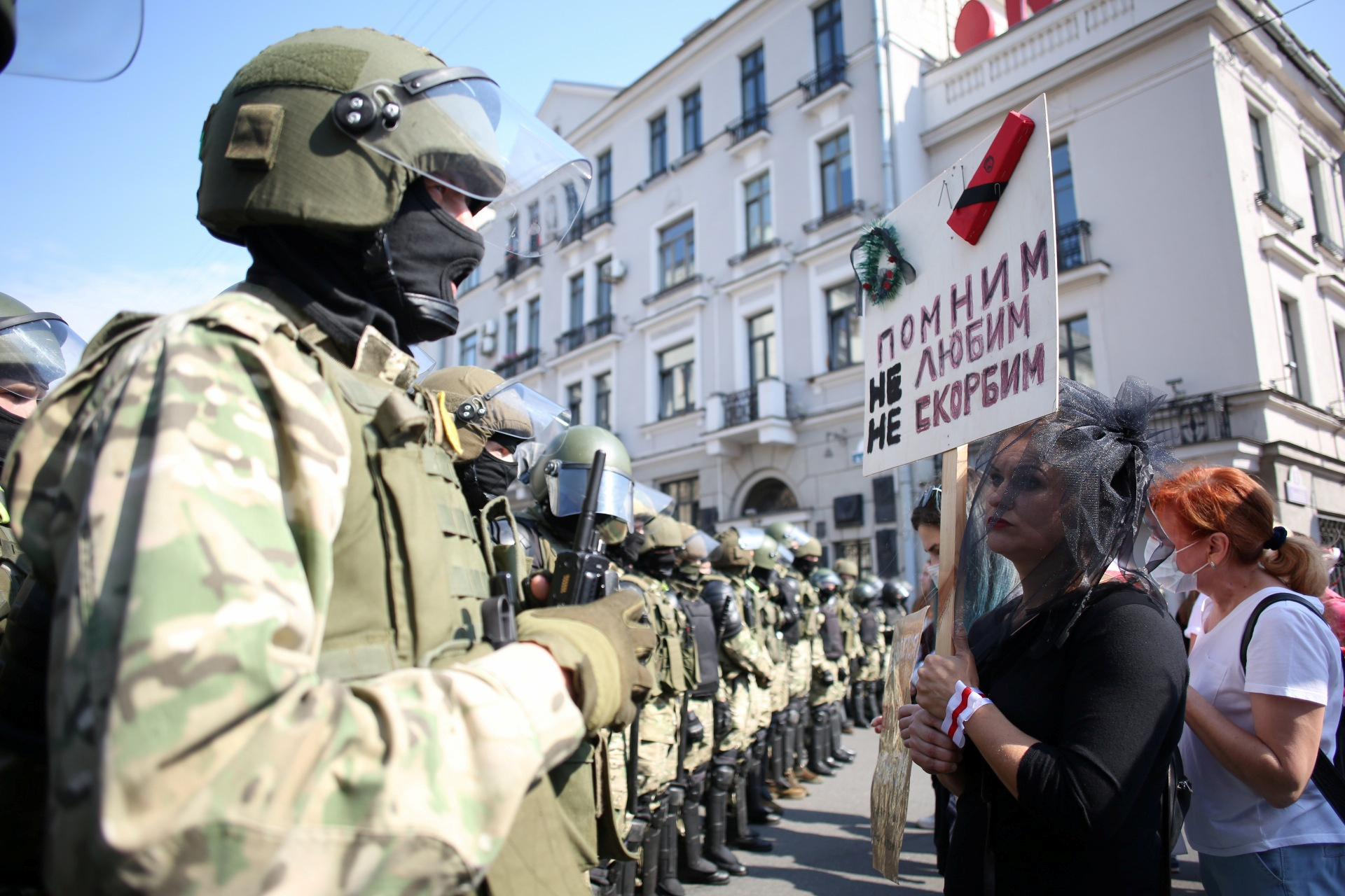 Акция протеста в Минске 30 августа. Фото Tut.By via REUTERS/Scanpix/Leta