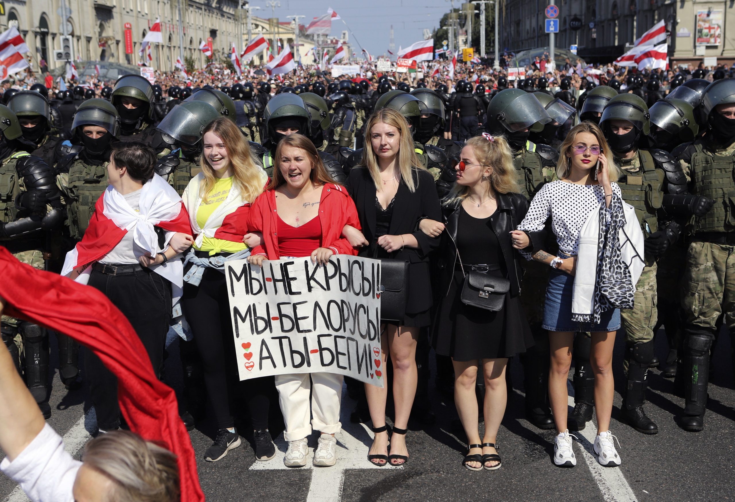 Лукашенко припомнили сравнение участников протестных акций с крысами. Фото AP Photo/Scanpix/Leta