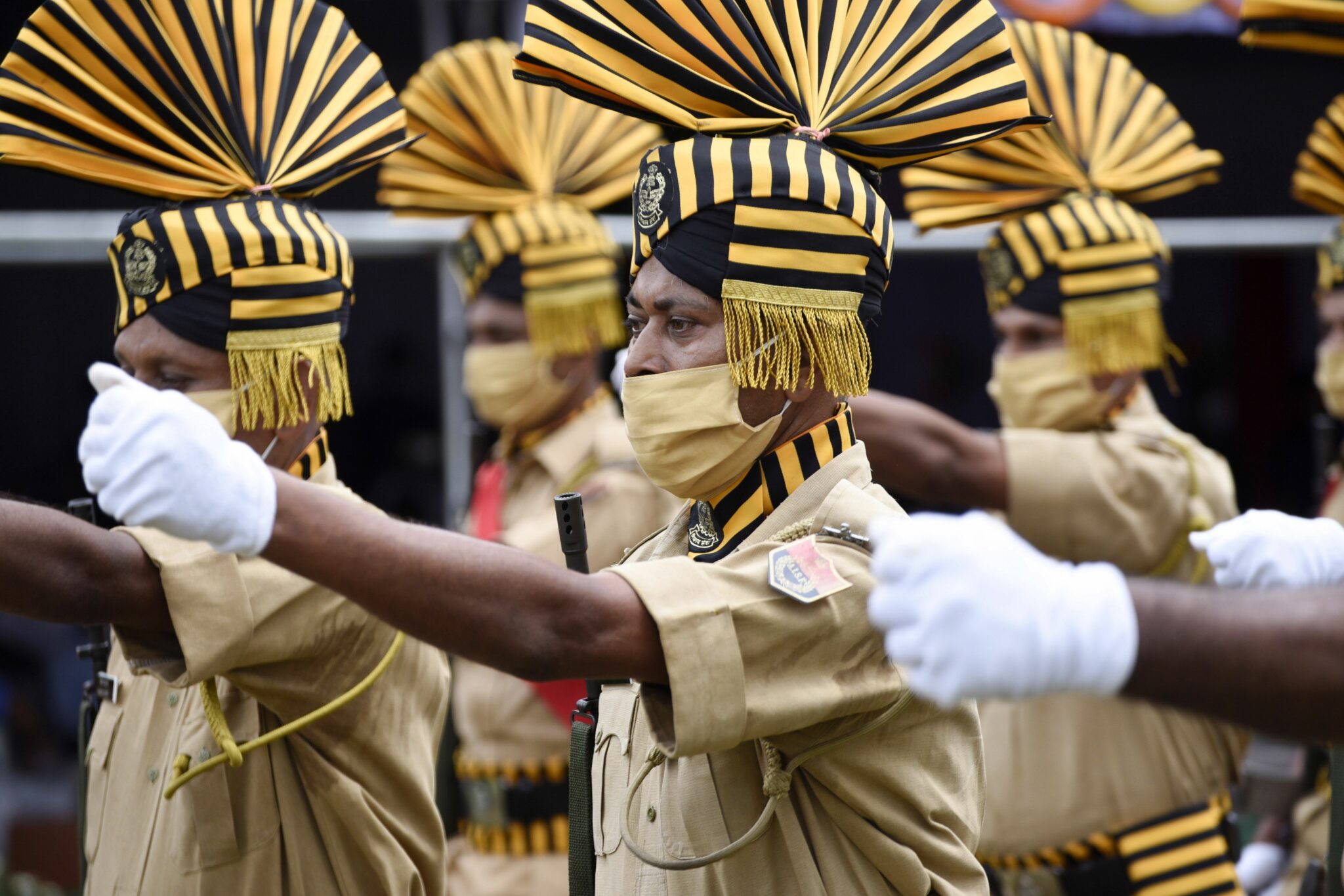 Индийские военнослужащие на праздновании дня независимости страны. Фото Talukdar/SIPA/Scanpix/Leta