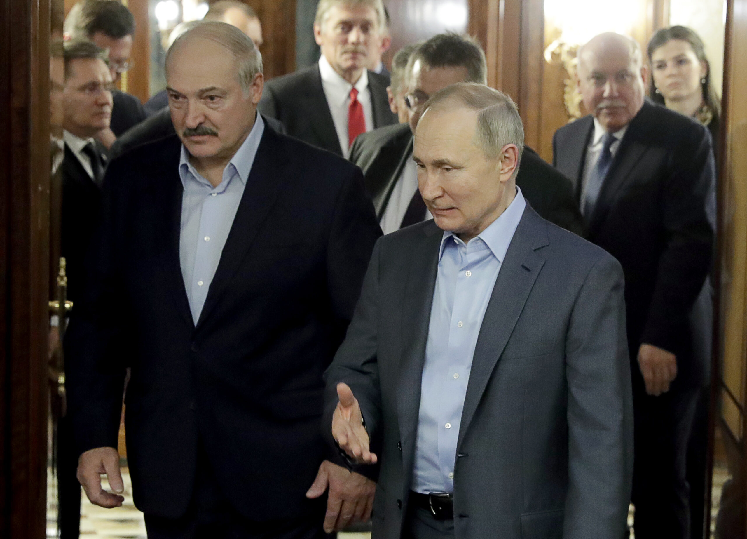 Александр Лукашенко (слева) и Владимир Путин. Фото Mikhail Metzel / TASS / Scanpix / Leta