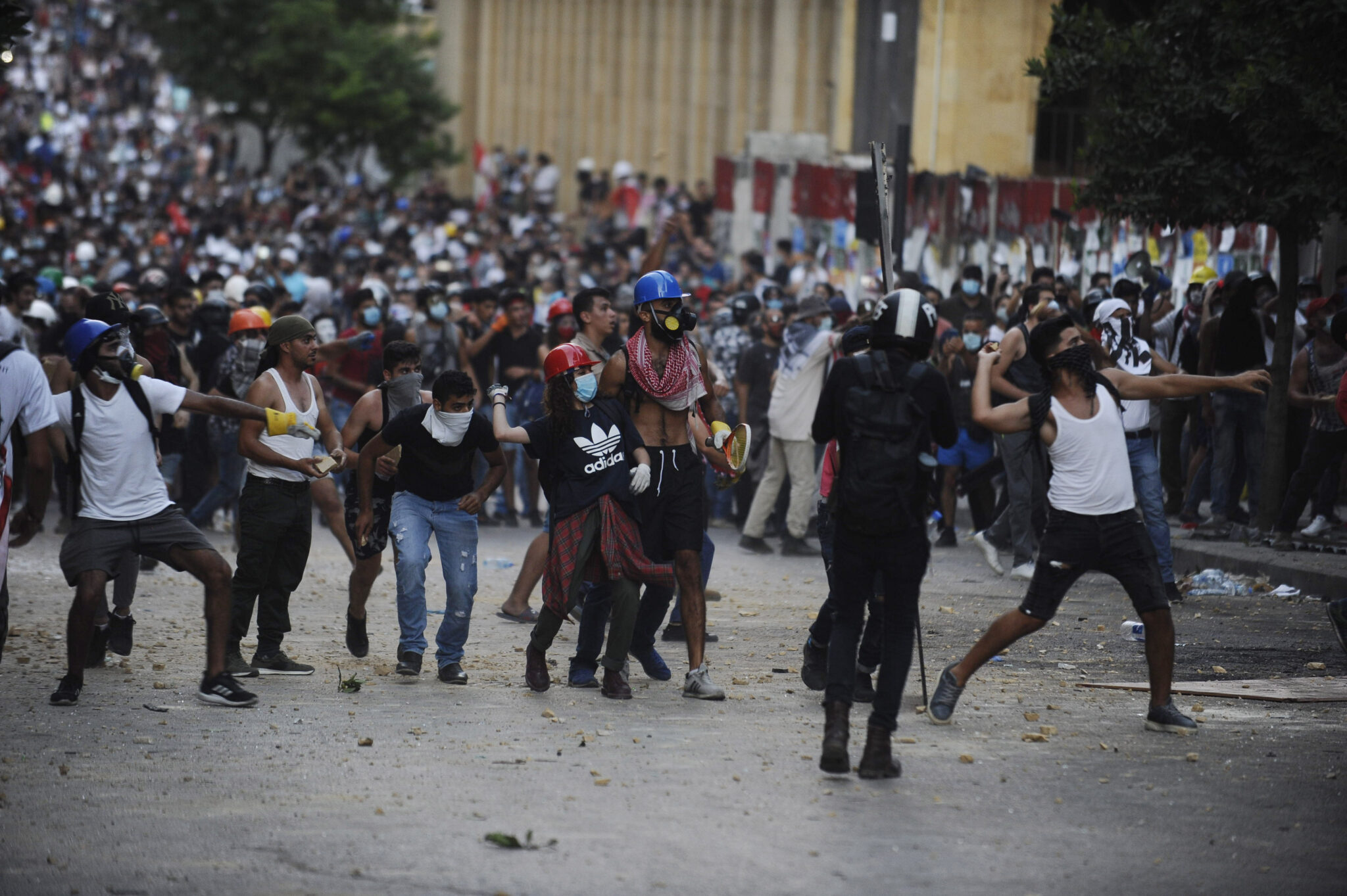 Протесты в Бейруте 9 августа 2020 года. Фото Bilal Jawich/Xinhua/Scanpix/Leta