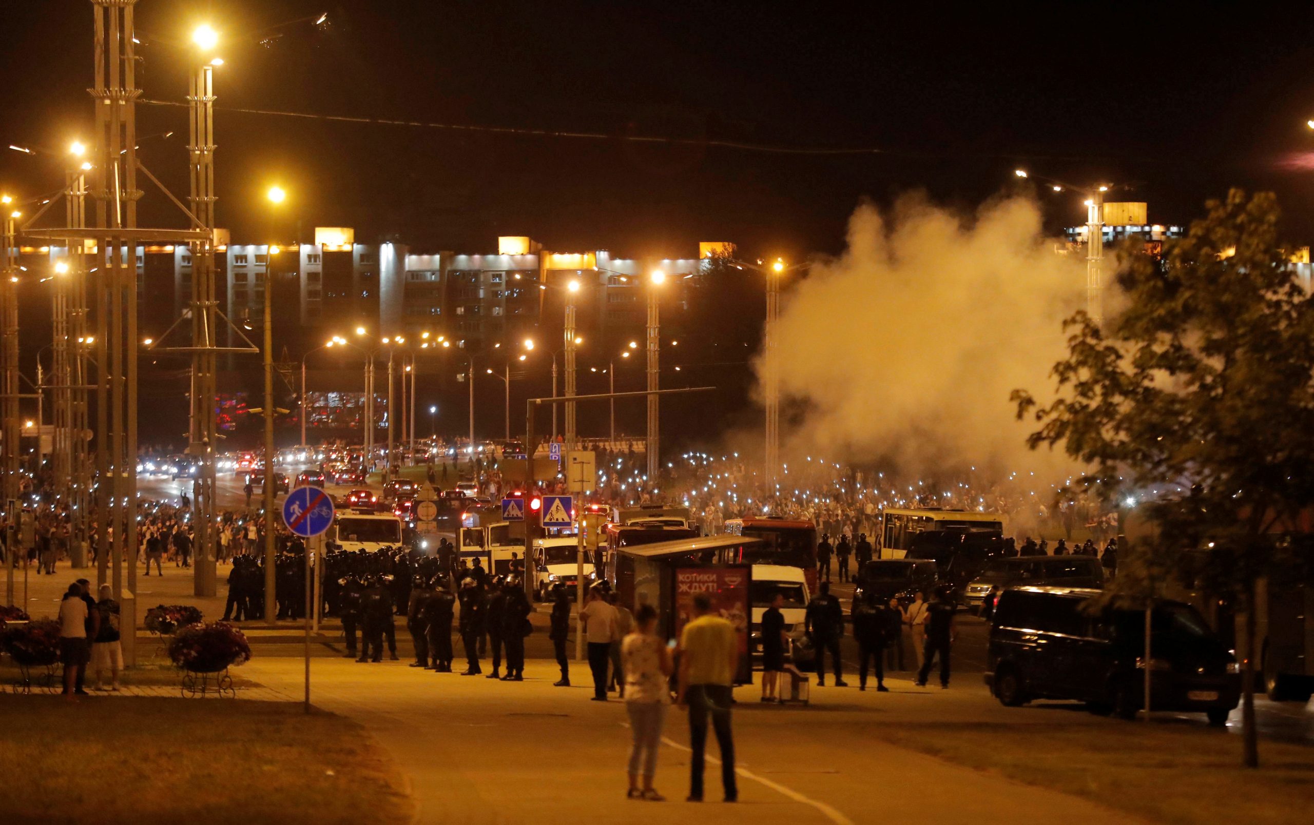 Маcштаб протестов в Минске. Фото Vasily Fedosenko/Reuters/Scanpix/Leta