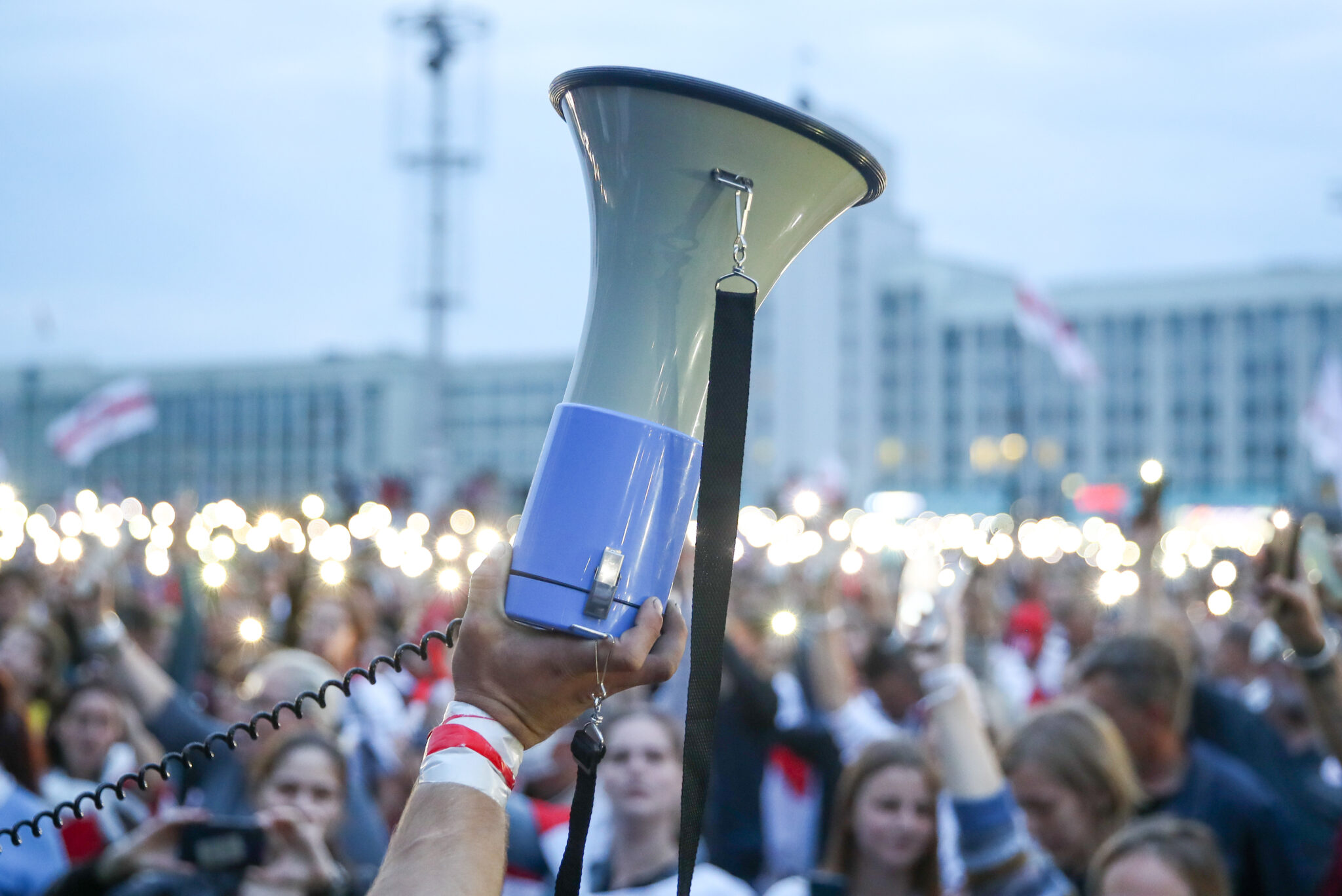 Протесты в Минске 20 августа 2020 года. Фото  Valery Sharifulin/TASS/Scanpiх/Leta