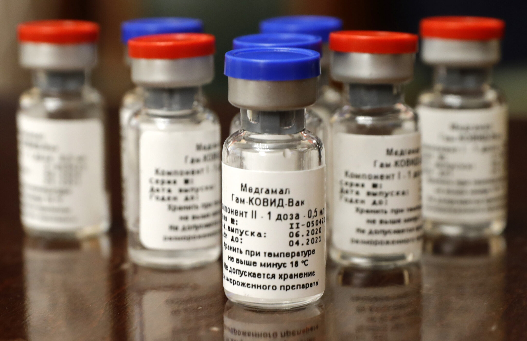 Российская вакцина от коронавируса. Фото Mikhail Japaridze/TASS/Scanpix/Leta