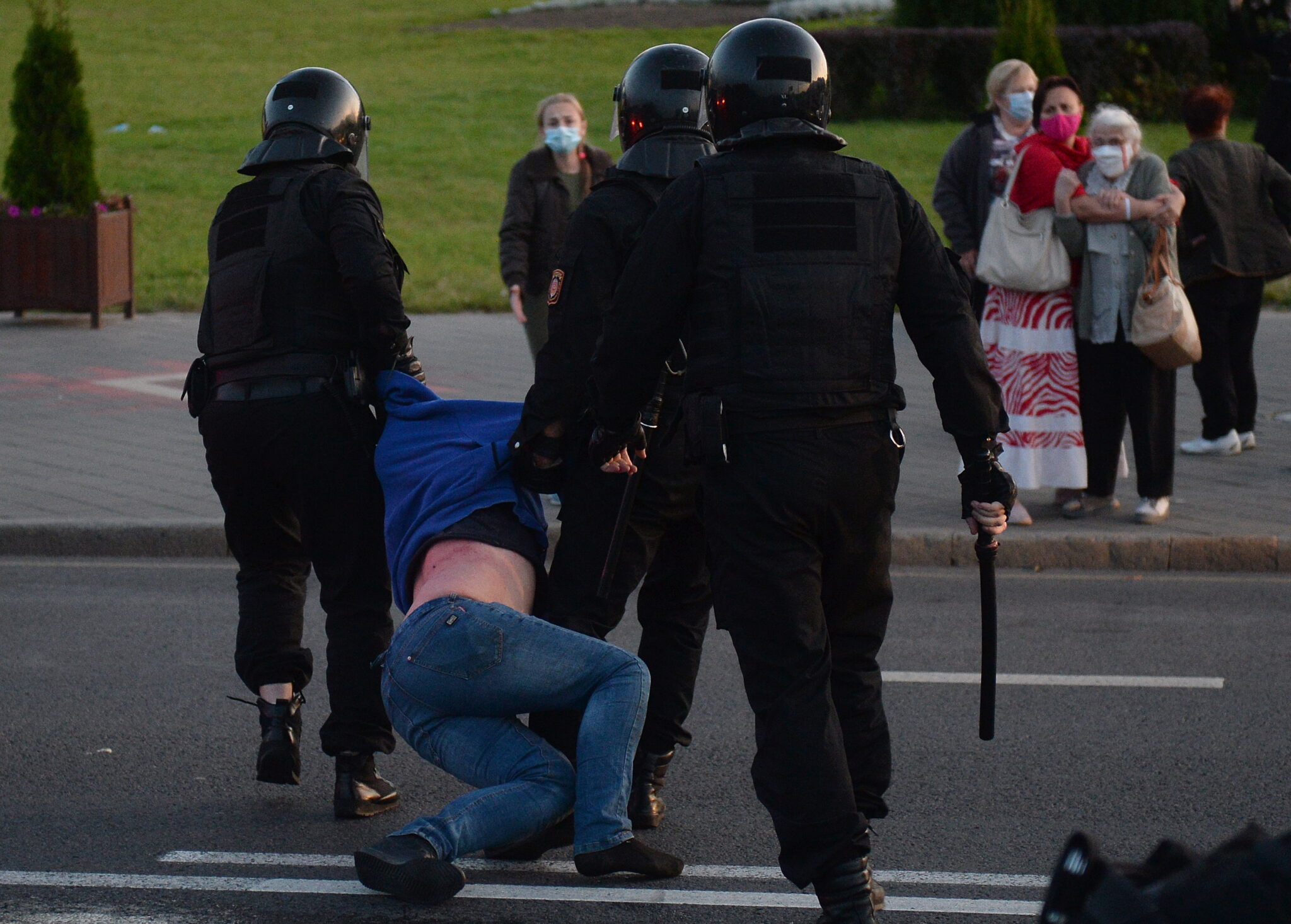Задержания в Минске после инаугурации Лукашенко. Фото EPA/STR/Scanpix/Leta