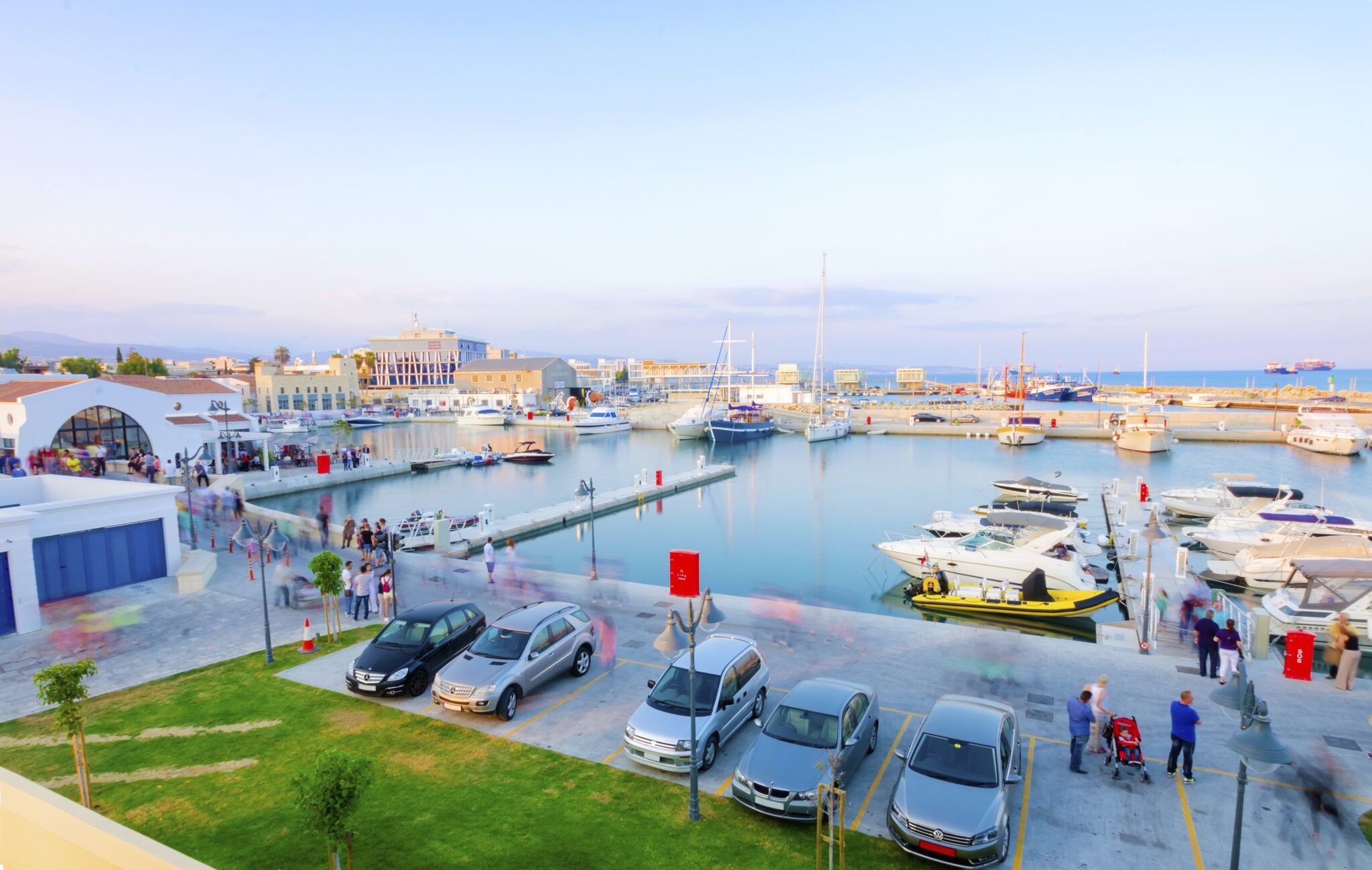 Пристань для яхт в городе Лимассол на Кипре. Фото Sofia Lambrianidou / TASS / Scanpix / Leta