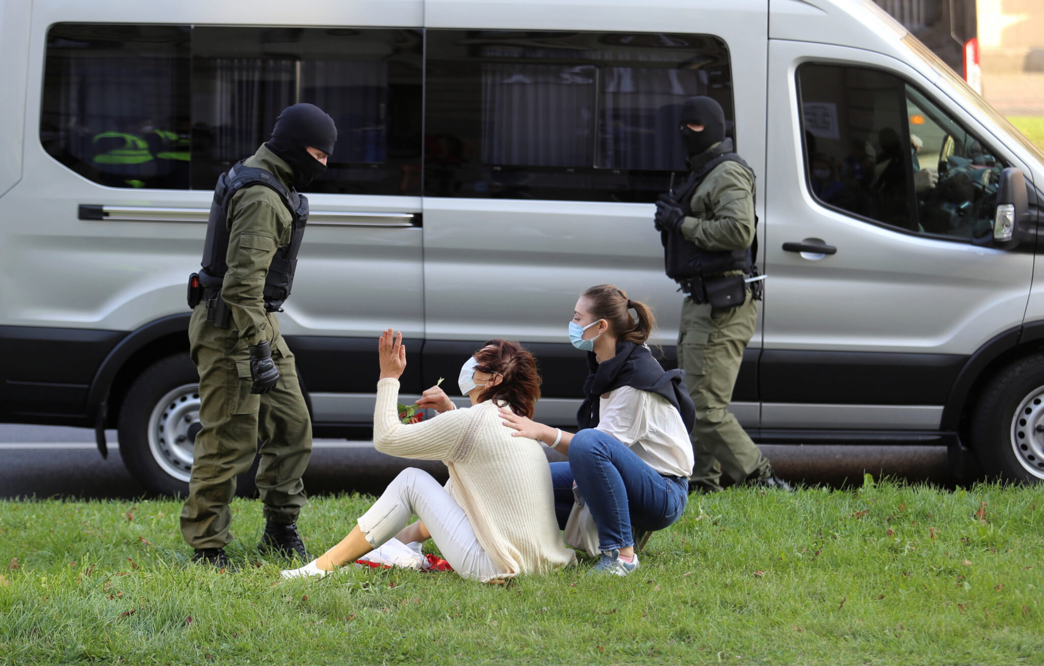 Задержания в Минске. Фото Tut.By via REUTERS/Scanpix/Leta