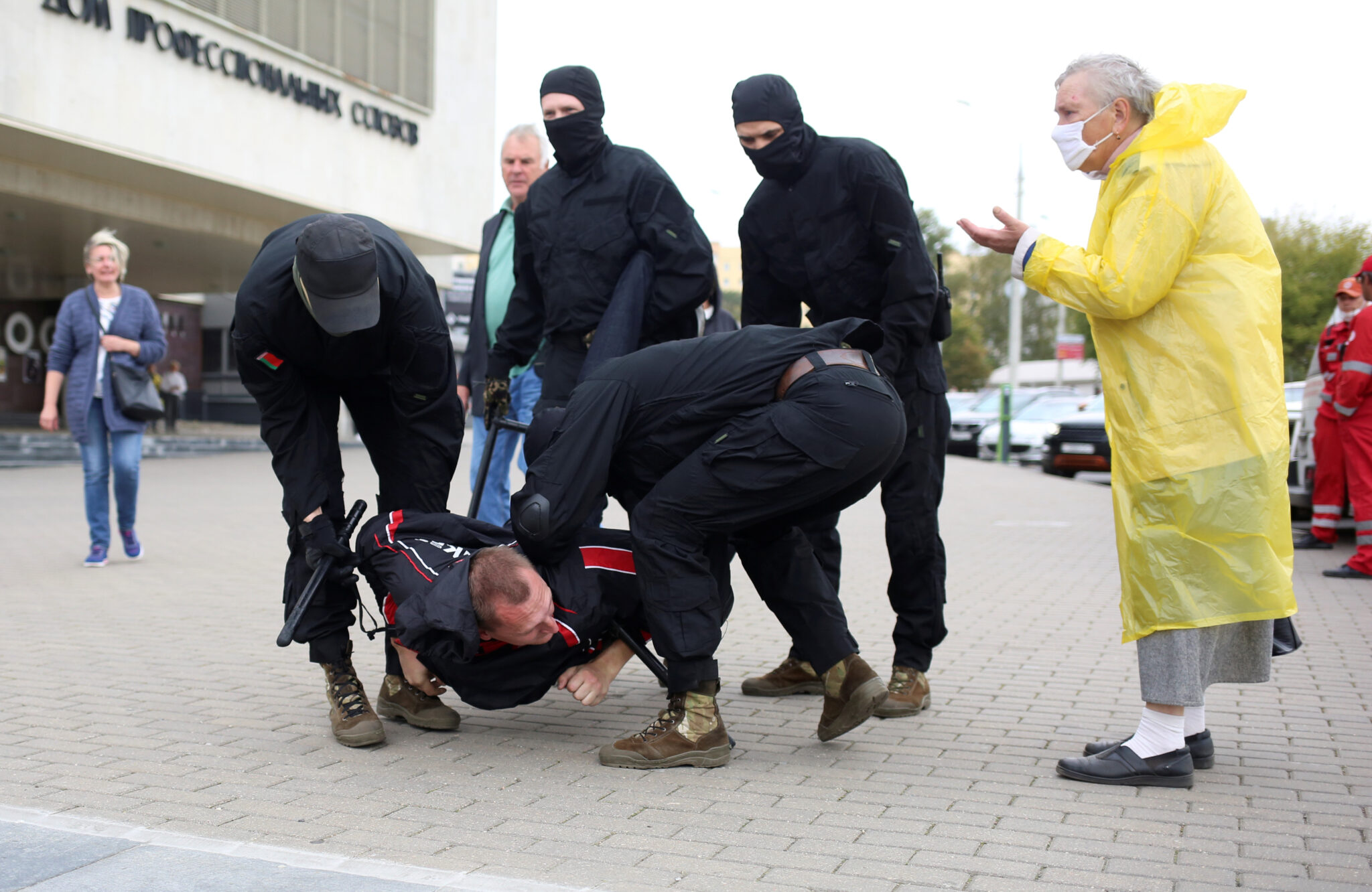 Задержания в Минске. Фото REUTERS/Stringer/Scanpix/Leta
