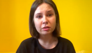 Екатериа Шмакова. Фото скриншот из видео в Facebook Шмакова Екатерина