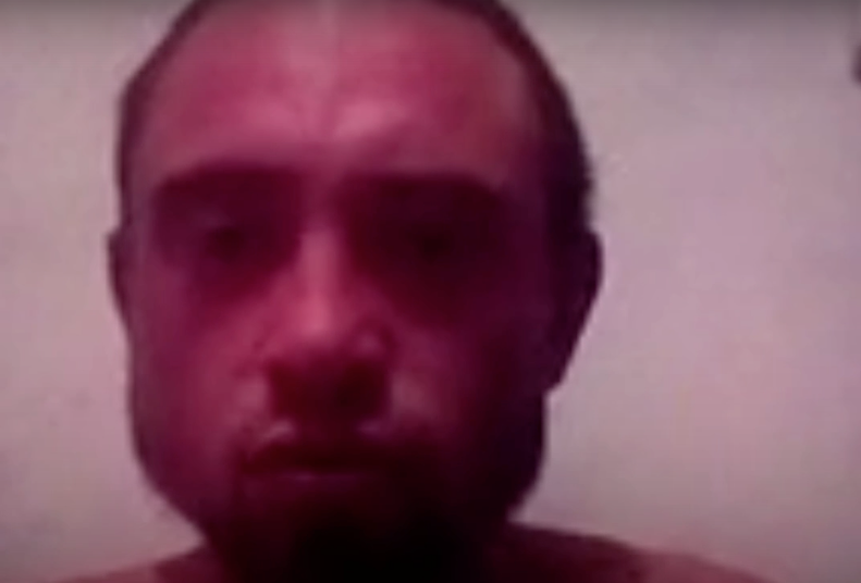 Житель села Венгерово, который рассказал об избиениях. Скриншот видео VK ЧП Новосибирск