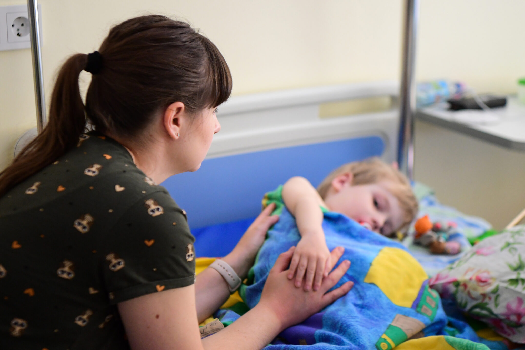 Ребенок с диагнозом СМА. Фото Yuri Smityuk/TASS/Scanpix/LETA