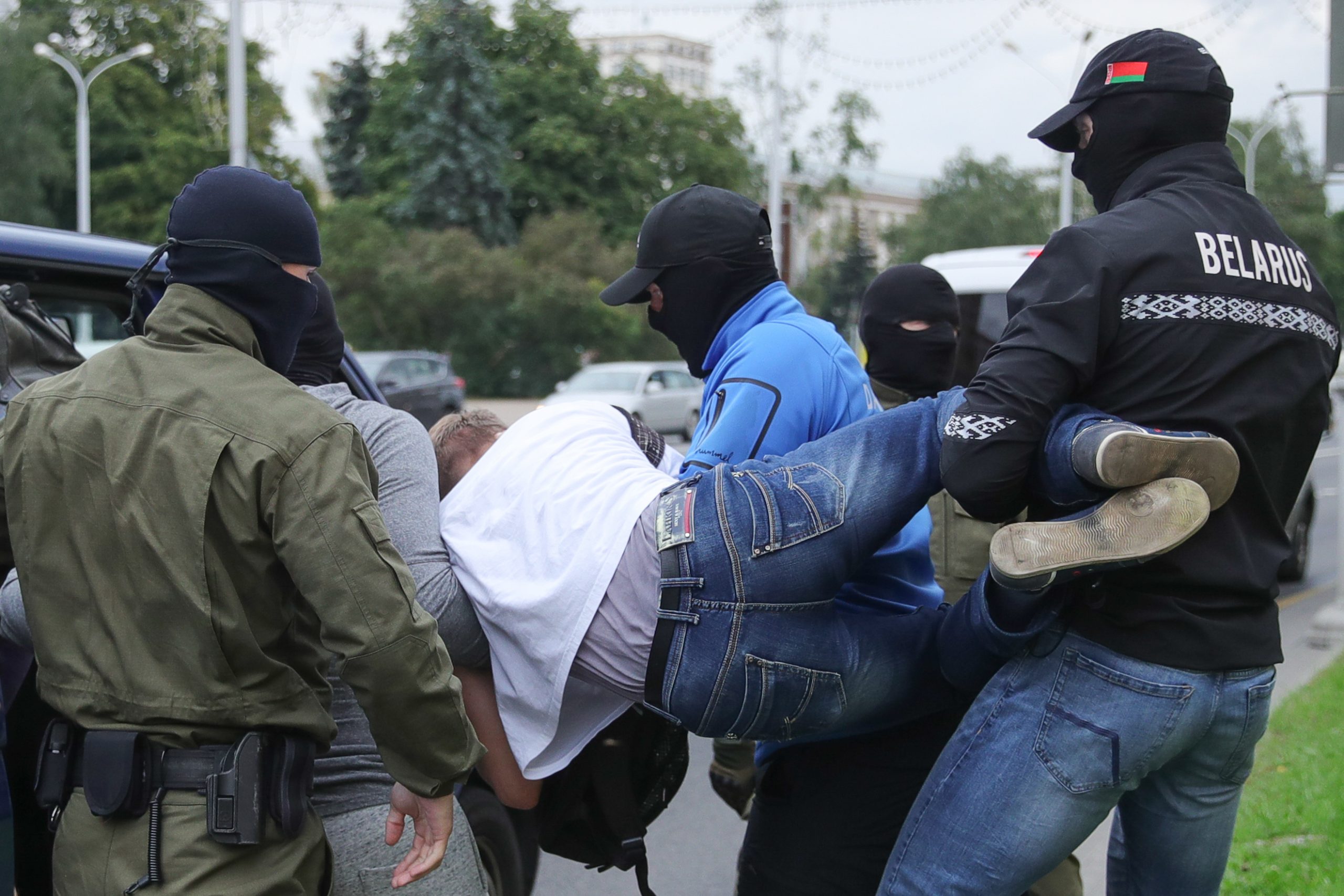 Задержаны были около 30 человек. Фото Sergei Bobylev/TASS/Scanpix/Leta 