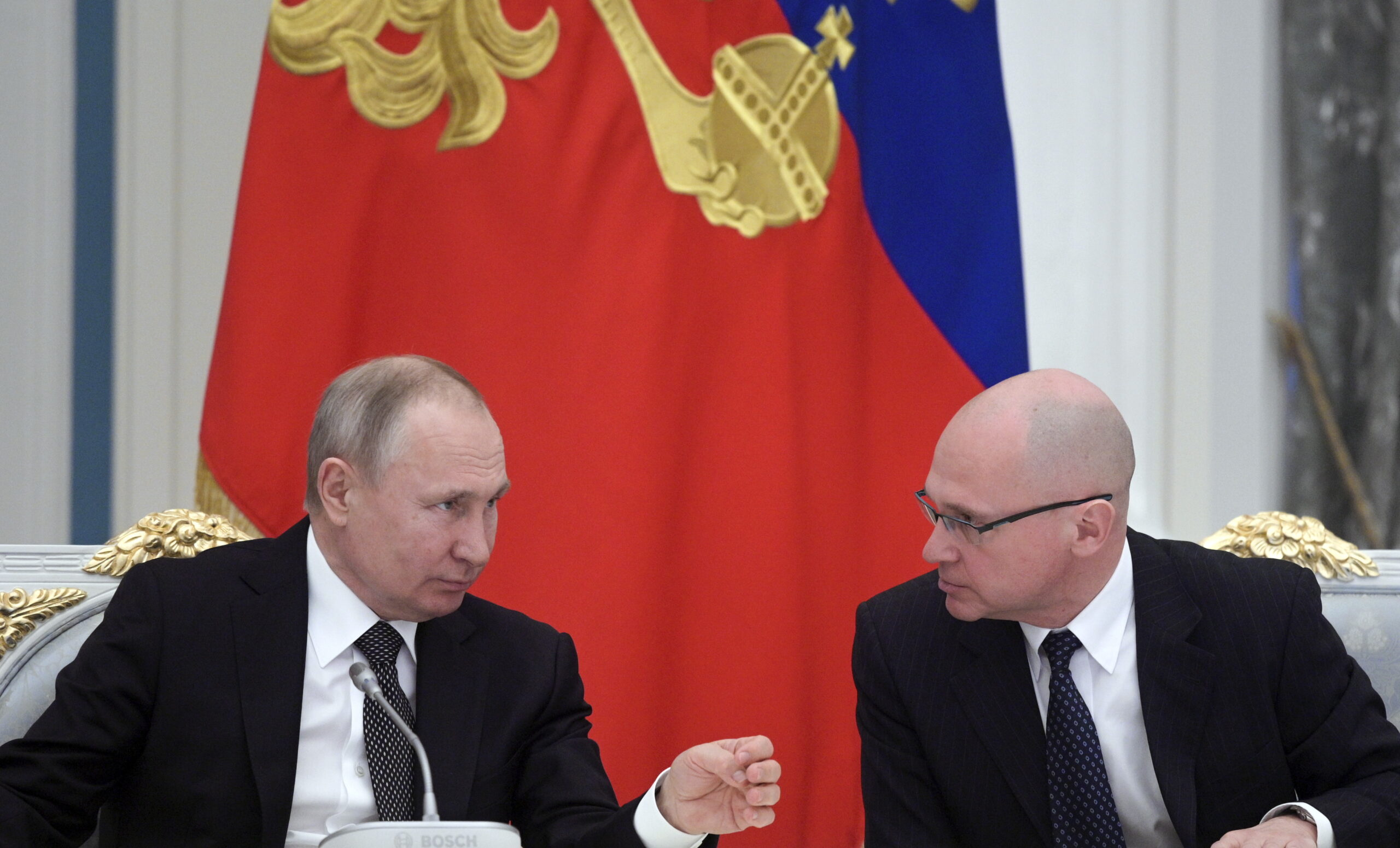 Владимир Путин и Сергей Кириенко. Фото EPA/ALEXEI DRUZHININ / SPUTNIK / Scanpix / Leta