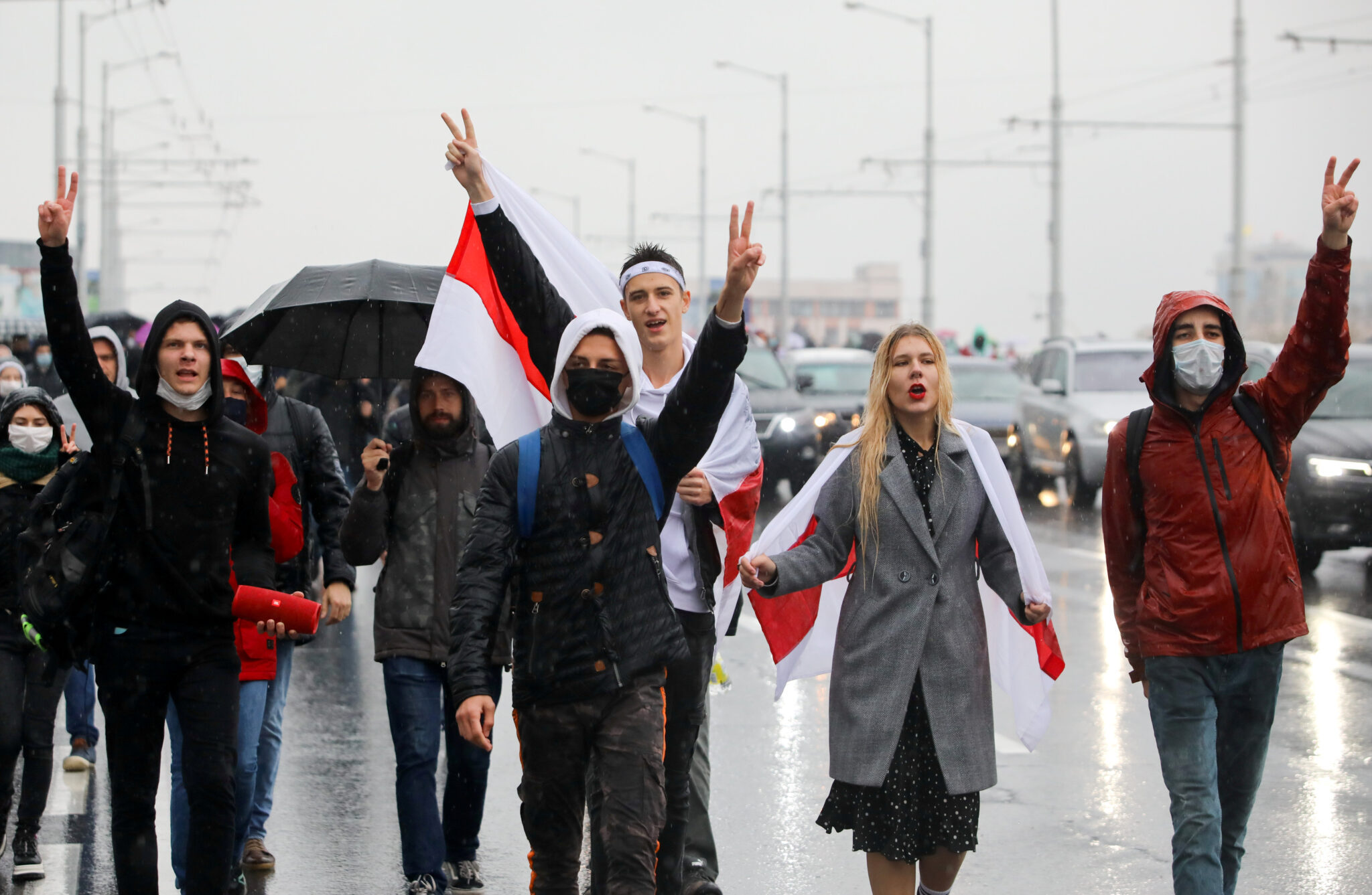 Протестующие в Минске. Фото BelaPAN / TASS / Scanpix / Leta