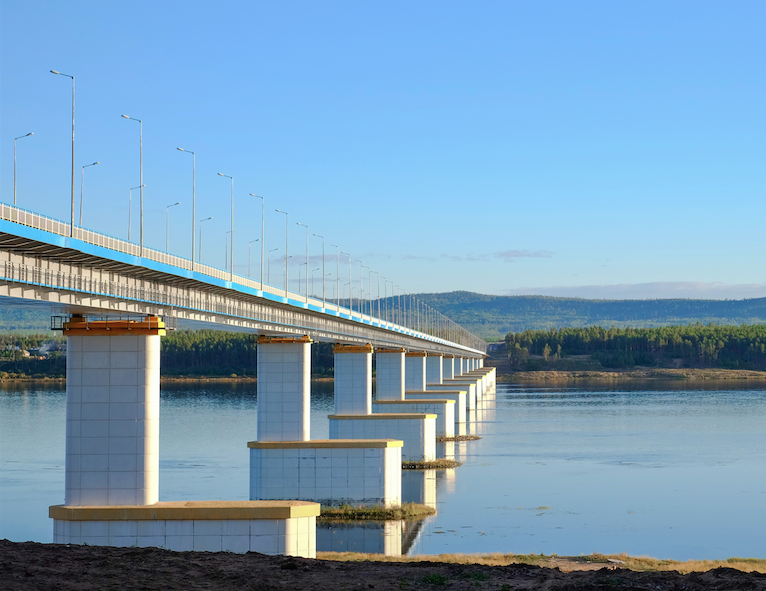 Мост через реку Ангара. Фото Leonid Eremeychuk/Scanpix/Leta