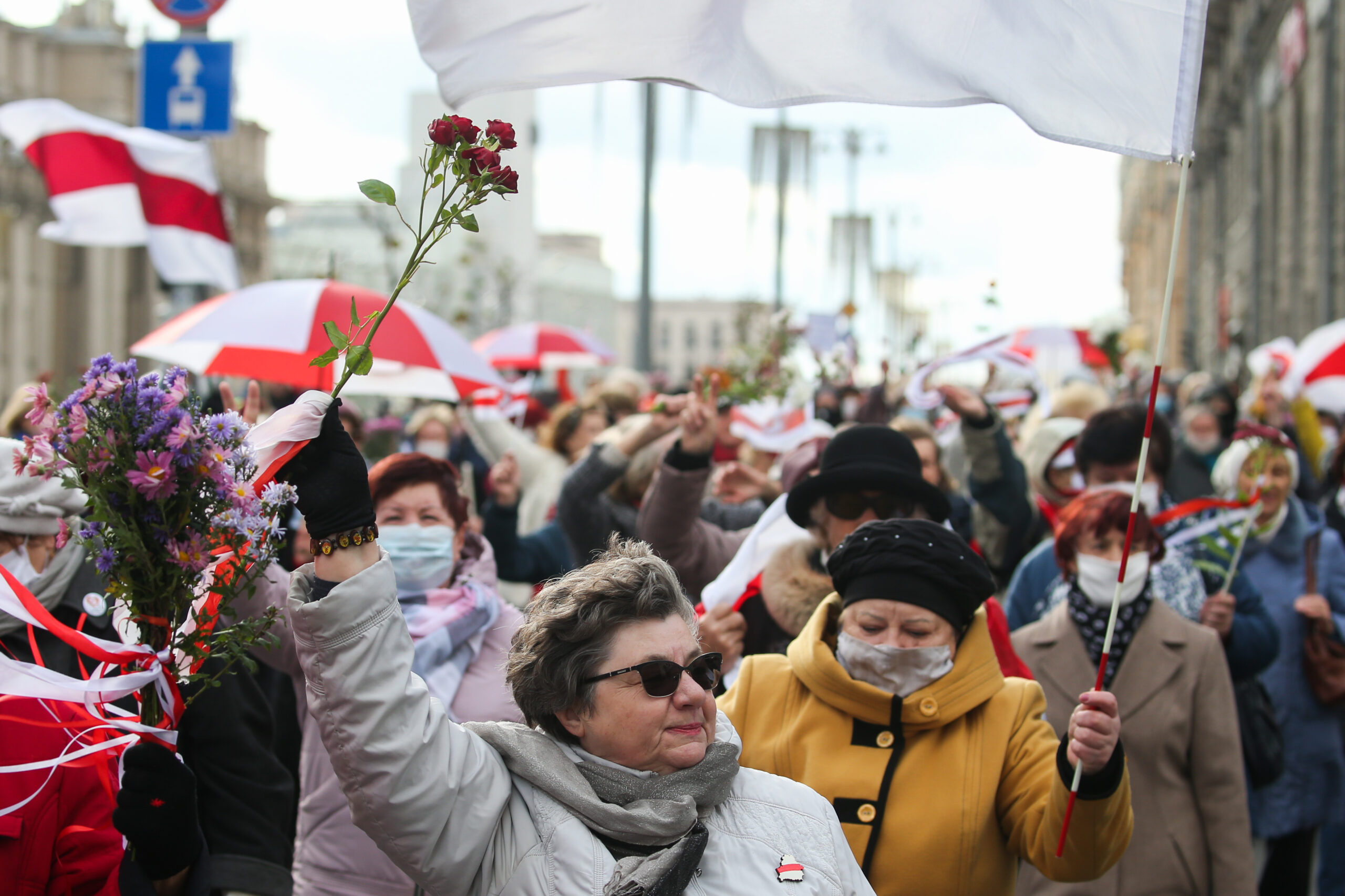 Участники оппозиционного марша пенсионеров. Фото Natalia Fedosenko/TASS/Scanpix/Leta 