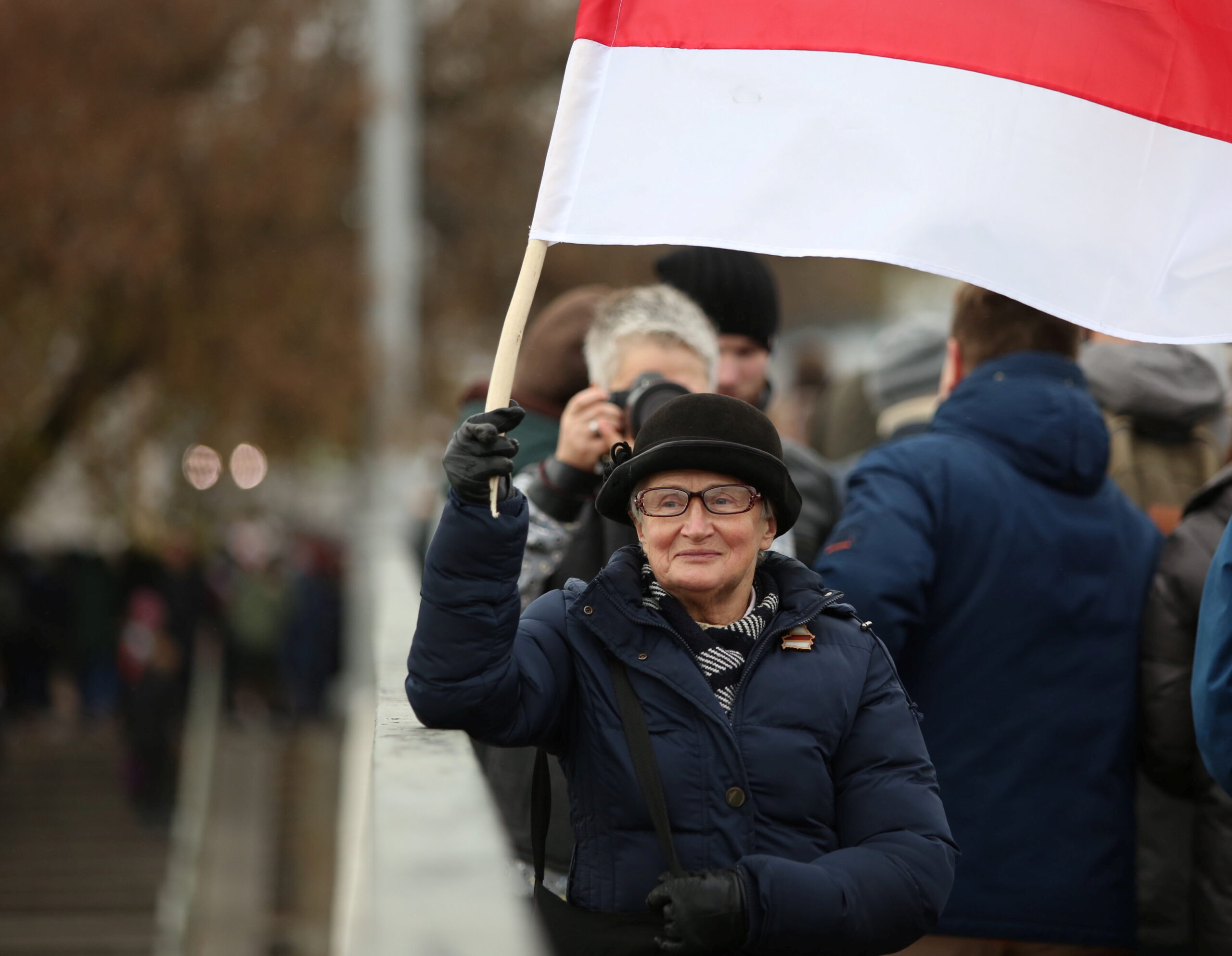 Протесты в Минске.  Фото Reuters/Scanpix/Leta