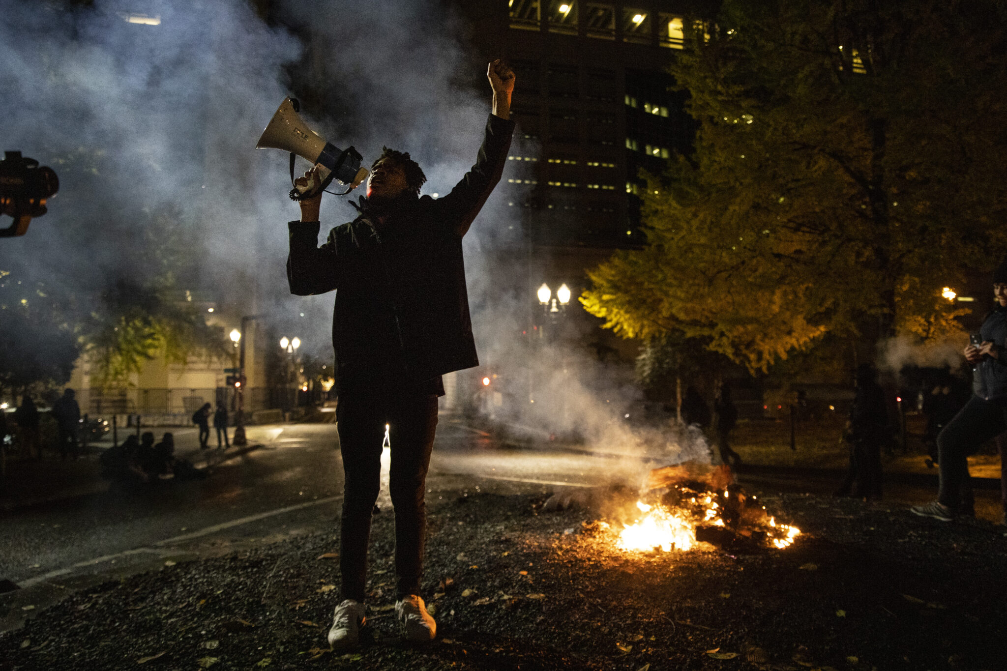 Протесты активистов Black Lives Matter в Портленде. Фото Paula Bronstein / The Associated Press / Scanpix / Leta
