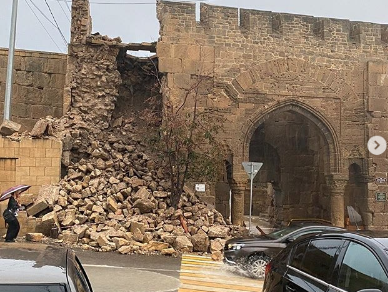 Часть Южной крепостной стены Дербентской крепости. Instagram @vrio_glava_derbenta