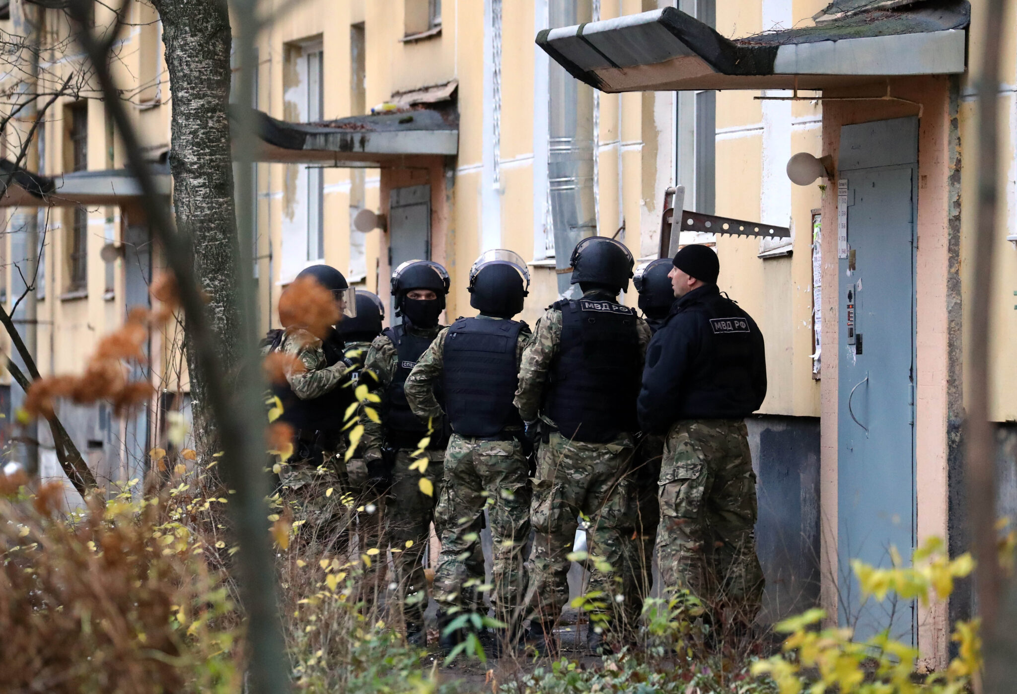 Захват заложников в Колпино в Санкт-Петербурге. Фото TASS / SCANPIX / LETA