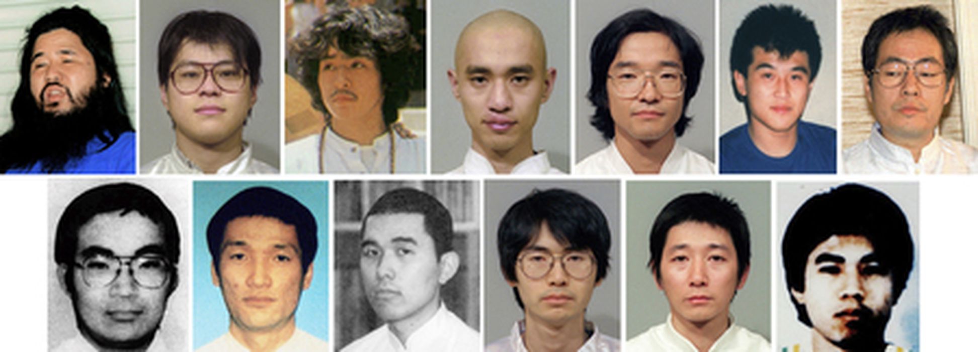 Члены «Аум Синрике», приговоренные к смертной казни за теракт в токийском метро. Фото TASS / Scanpix / Leta