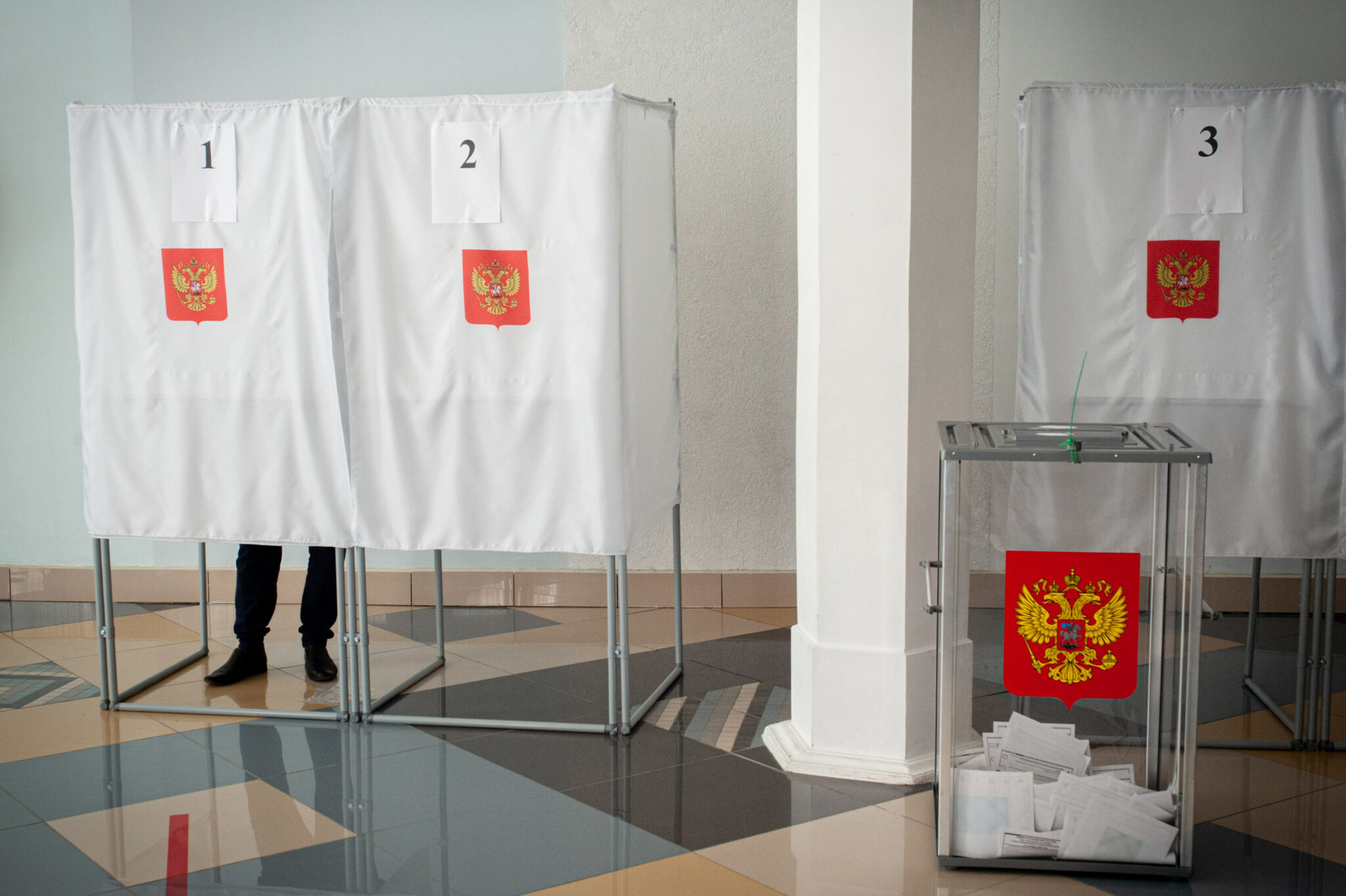 Выборы в Единый день голосования. Фото Lev Vlasov/SOPA Images via ZUMA Wire/Scanpix/Leta
