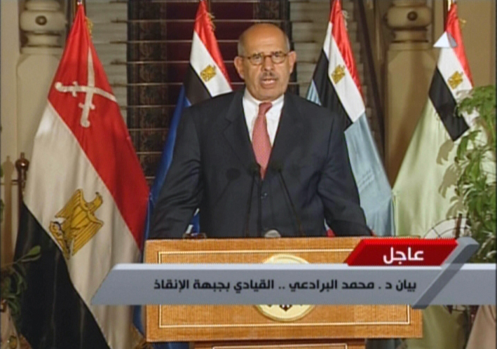 Мохамед аль-Барадеи. Кадр египетского телевидения / AFP / Scanpix / Leta 
